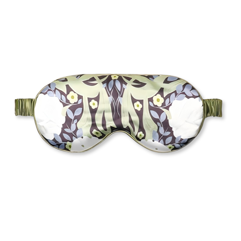 Masque de Sommeil en Satin à Motifs Bandeauzen
