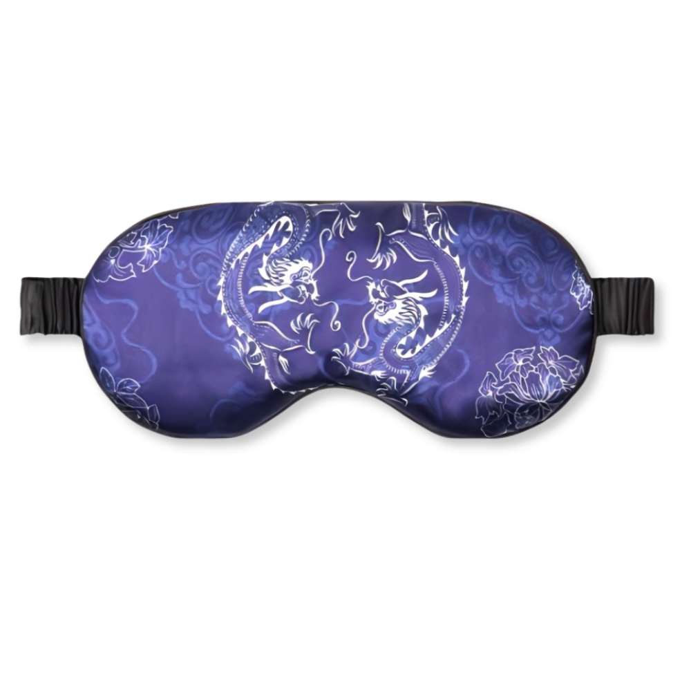 Masque de Sommeil en Satin à Motifs Bandeauzen