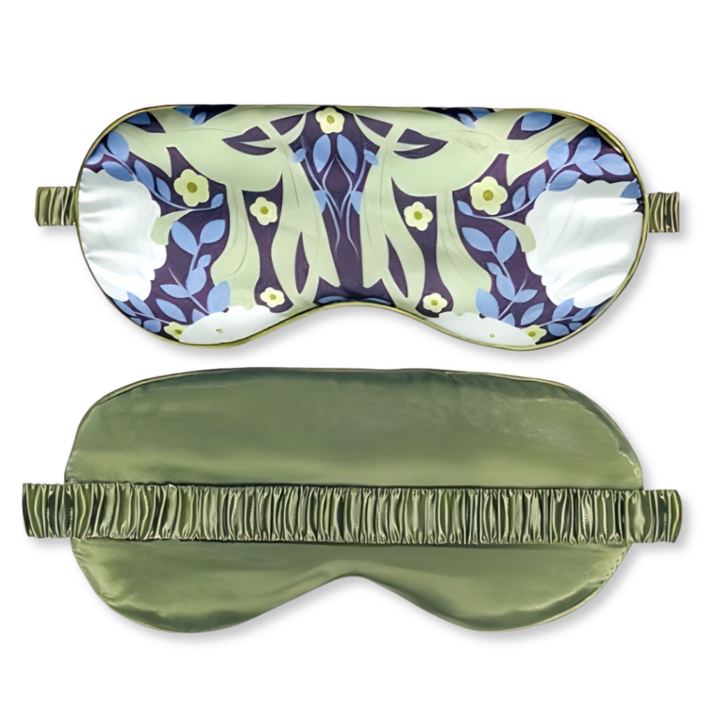 Masque de Sommeil en Satin à Motifs Bandeauzen