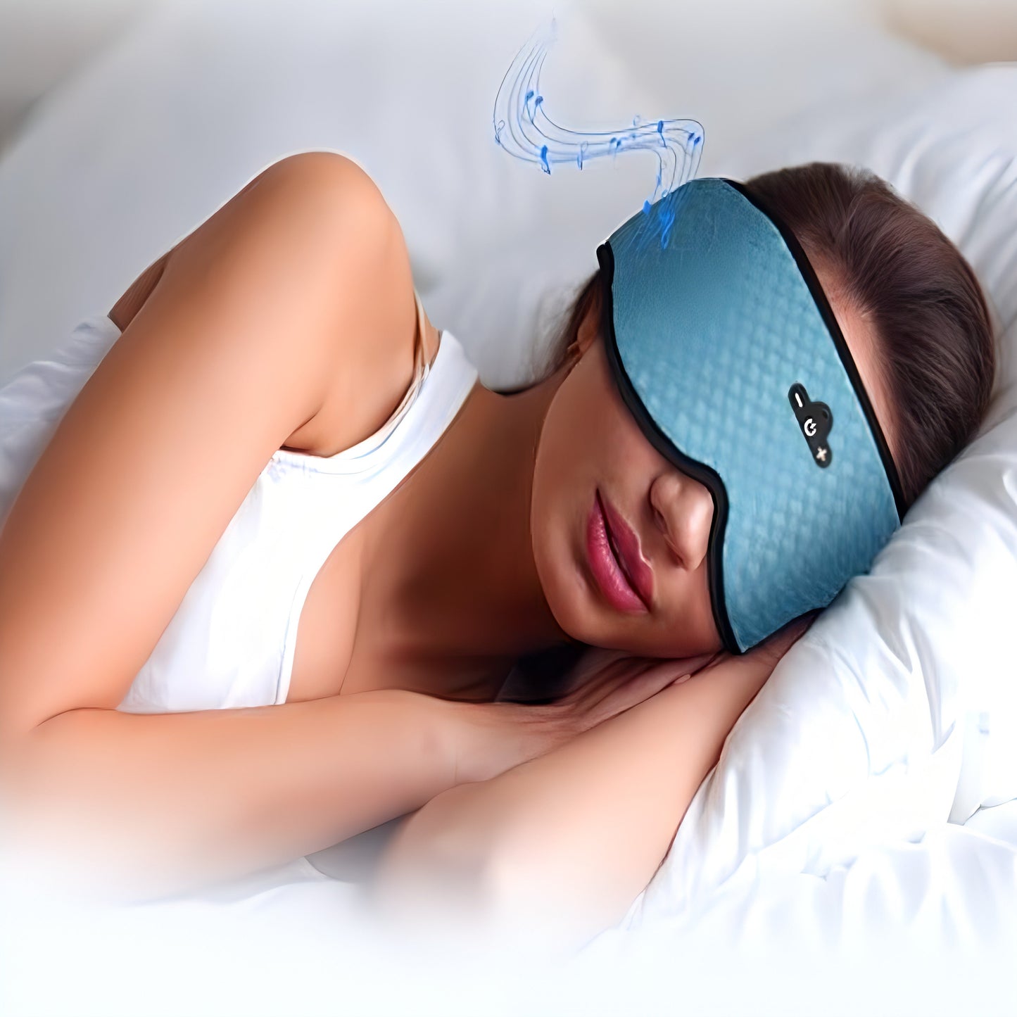 Masque de sommeil 3D Bluetooth - Aucune pression oculaire BandeauZen