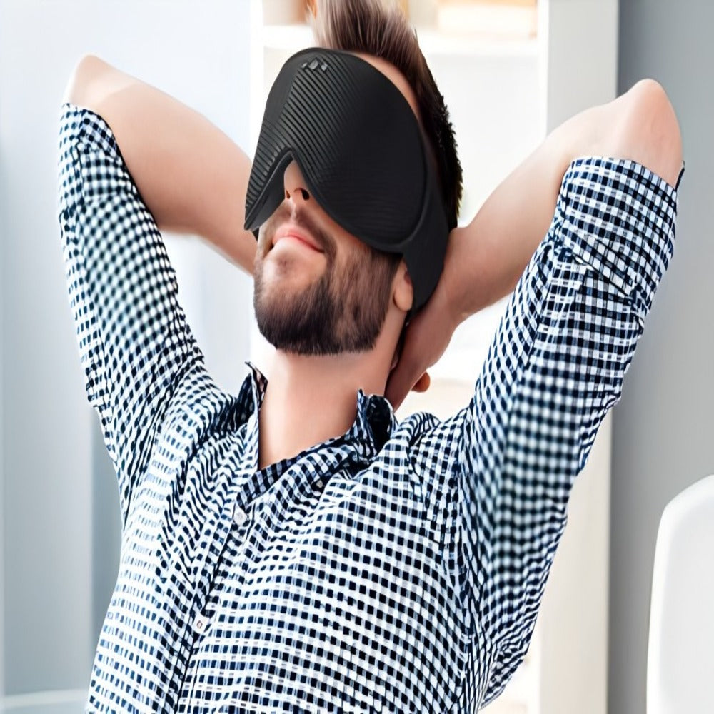 Masque de sommeil 3D Bluetooth - Forme profilé Bandeauzen