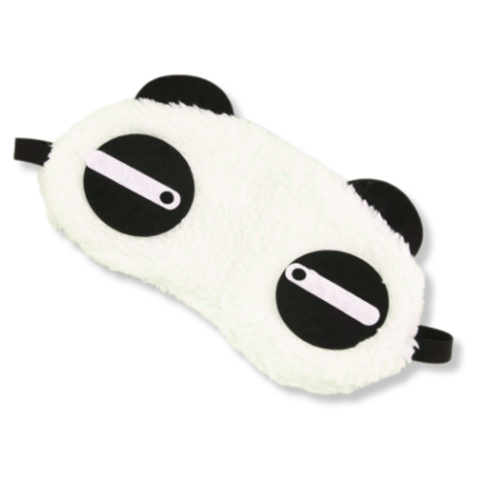 Masque de Nuit Panda Blanc Bandeauzen