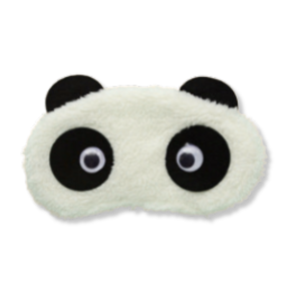 Masque de Nuit Panda Blanc Bandeauzen