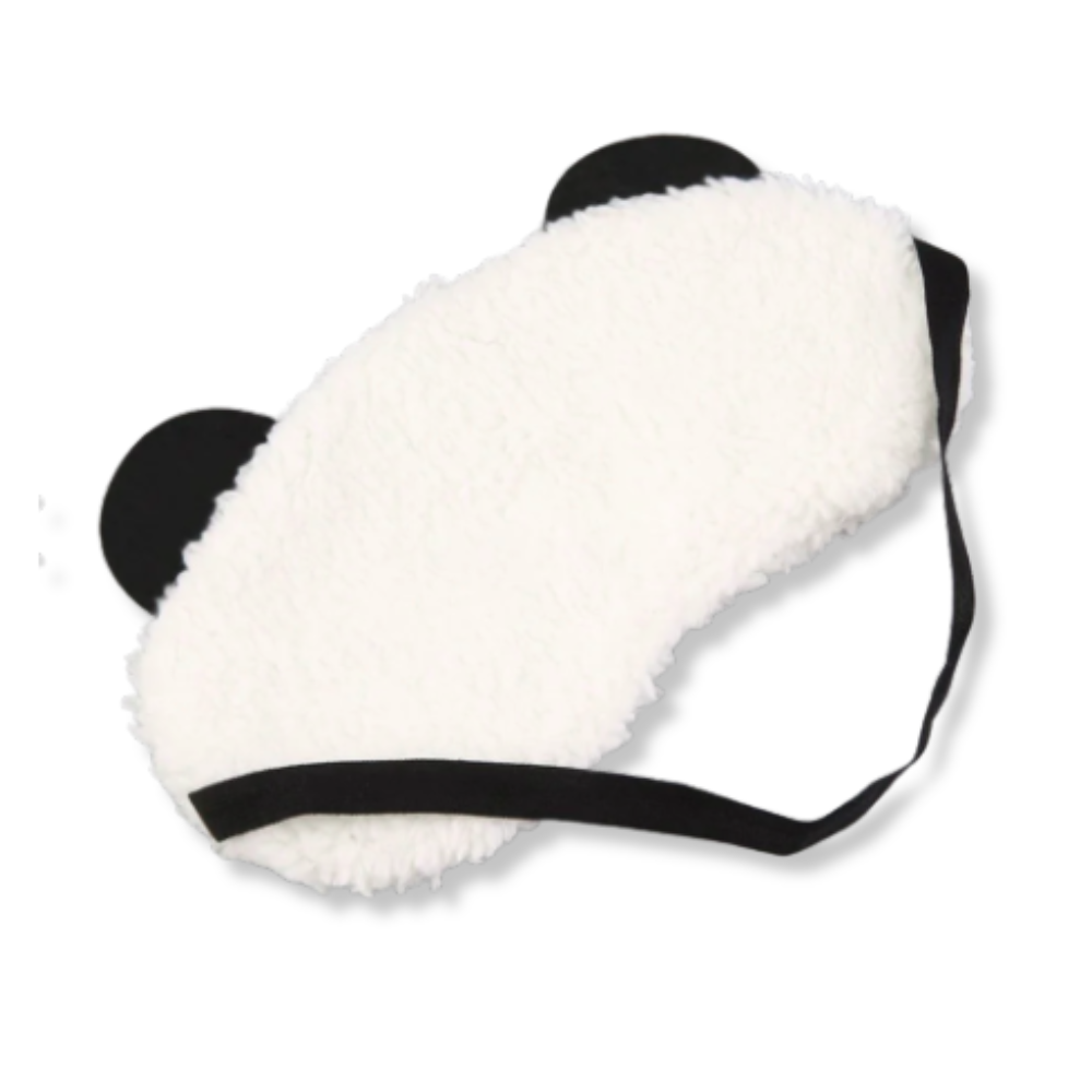Masque de Nuit Panda Blanc Bandeauzen