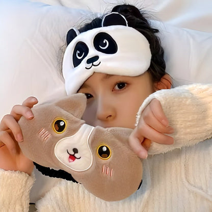 Masque de Nuit en Peluche Bandeauzen