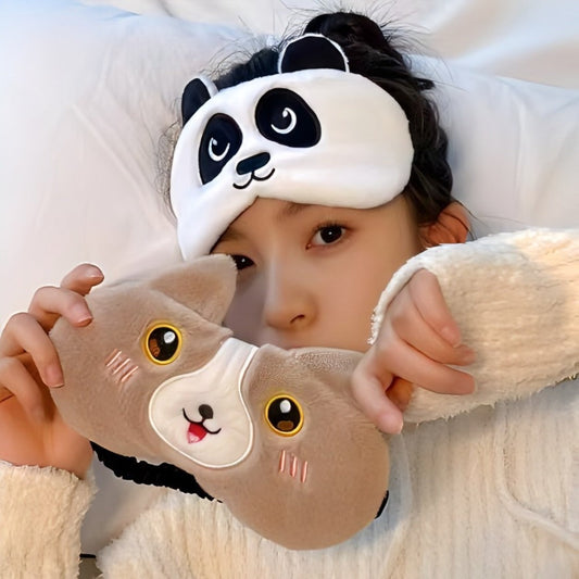 Masque de Nuit en Peluche Bandeauzen